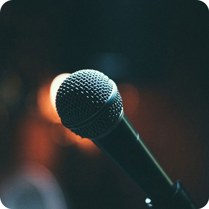 micrófono clases de canto